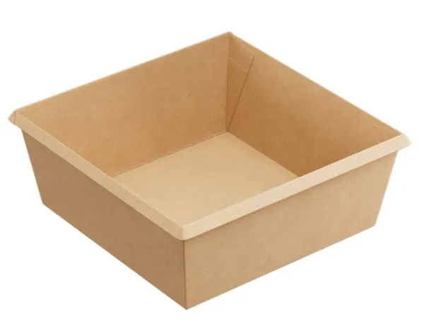 Toidukarp 1250 ml, 165 x 165 x 65 mm,  50tk, 1EA 1250/b, papist, kraft (sobiv kaas C059196)