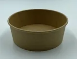 Toidukarp 1300 ml,  D 18,3 cm, 50tk, paberist,  salatile, KRAFT (sobiv kaas V95192A)