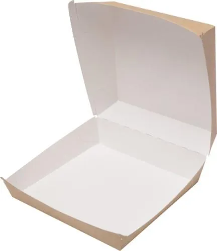 Toidukarp 14,5 x 14,5 x 10 cm, 75tk, papist, hamburgerile,  ABC-PAK