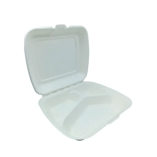Toidukarp 3 - osaline CP,  23 x 20,5 x 7 cm, 50 tk/ pakk, LOVE NATURE (biolagunev)