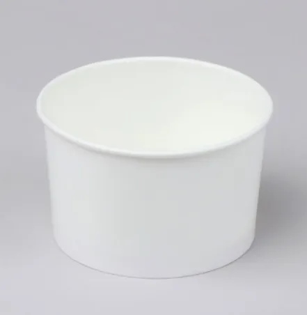 Toidukarp 350 ml, D 115 mm, valge, kartong/PLA, supile, 25tk, biolagunev (sobiv kaas C052411,C045752