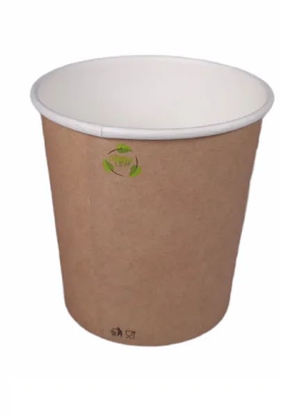 Toidukarp 462 ml,  D 9,3 cm,  pruun, papist,  30 tk, salatile (sobiv kaas U86W22J)