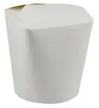 Toidukarp 500 ml, D 83 x 100 mm, valge, 50tk, ZIP TRADING, CHINA BOX