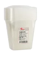 Toidukarp kaanega 500 ml, 10tk, PP