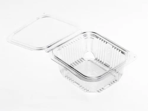 Toidukarp kaanega 500 ml, 12,5 x 14, H 5,5 cm, 100tk, PET