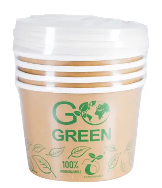Toidukarp koos kaanega 470 ml, Go Green, 5tk