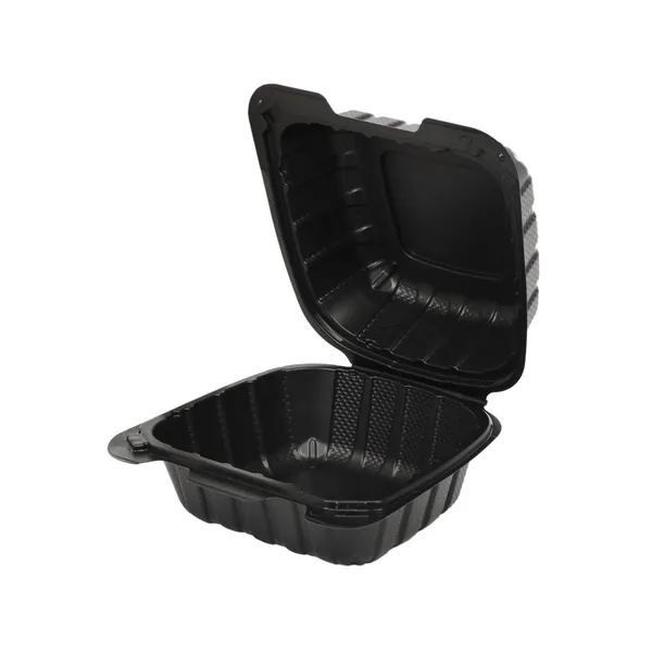 Toidukarp MFPP, 150x150x80 hamburgerile, must, 150 tk