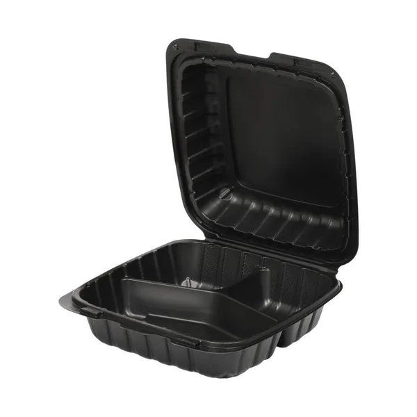 Toidukarp MFPP 3-osaline,  4/3, 200x205x80, must, 100 tk