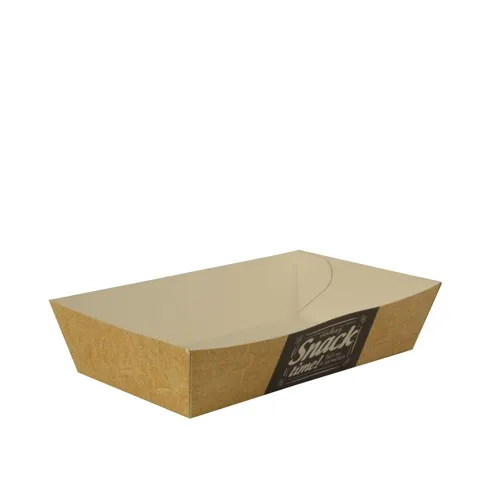 Toidukarp SNACK, 155 x 85 x 38 mm, 50 tk, papist, PAPSTAR