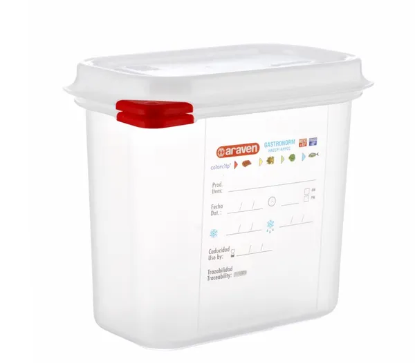 Toidukonteiner 1,5 L, GN 1/9, H 150 mm, Airtight, Araven