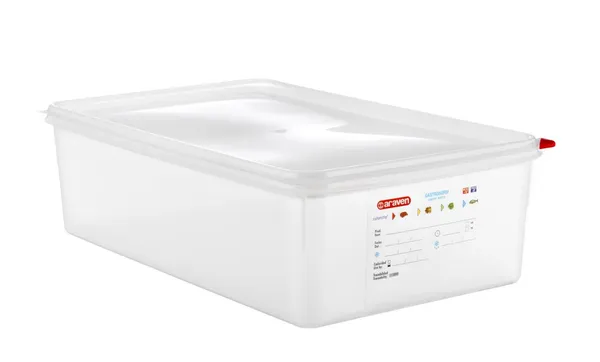 Toidukonteiner 21 L, GN 1/1, H 150 mm,  Airtight, Araven