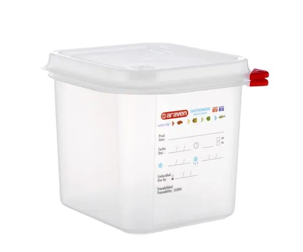 Toidukonteiner 2,6 L, GN 1/6, H 150 mm, Airtight, Araven