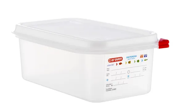 Toidukonteiner 2,8 L, GN 1/4,  H 100 mm, Airtight, Araven