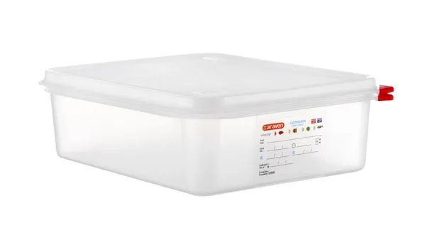Toidukonteiner 6,5 L, GN 1/2, H 100 mm, Airtight, Araven
