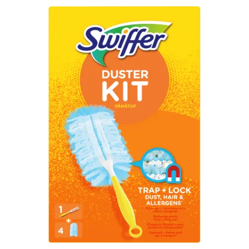 Tolmuharjakomplekt SWIFFER lühike vars+tolmulapid 4tk