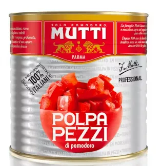 Tomatid MUTTI, tükeldatud, 2,5kg