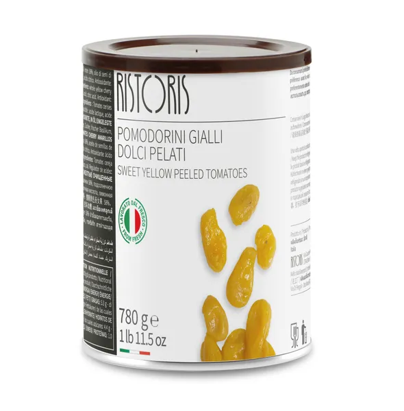 Tomatid RISTORIS Detterini, kollased, kooritud 770g