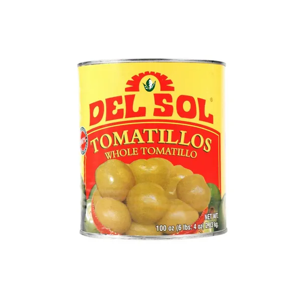 Tomatillo DEL SOL terve, konserv 2,83kg/1,85kg, Mehhiko
