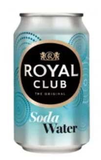 Sodas ūdens ROYAL CLUB, bundžā, 0.33 l(DEP)