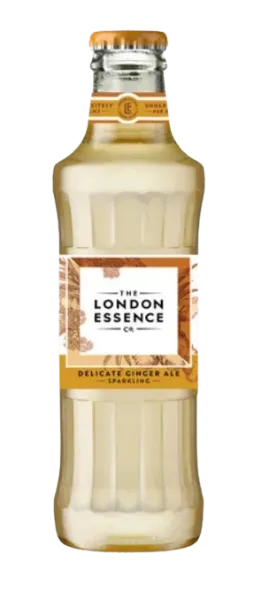 Bezalkoholisks dzēriens LONDON ESSENCE Ginger Ale, gāzēts, stiklā, 0.2l (DEP)
