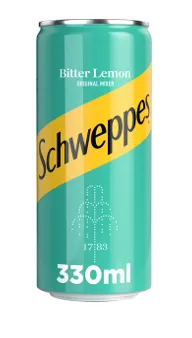 Gāzēts dzēriens SCHWEPPES Bitter Lemon, bundžā, 0.33l(DEP)