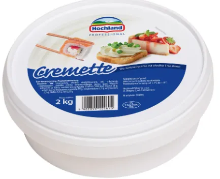 Toorjuust HOCHLAND Cremette, 28% pastöriseeritud, 2 kg
