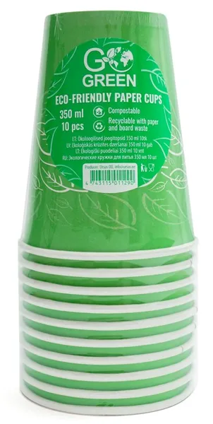 Tops 350 ml , GO GREEN,  10tk,  ökoloogilised