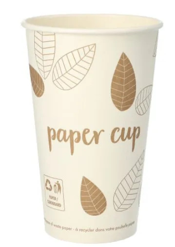 Tops 400 ml, D 9 cm, paber, plastikuta, 50tk, PAPSTAR, (sobiv kaas C059181, C023903, C023905)