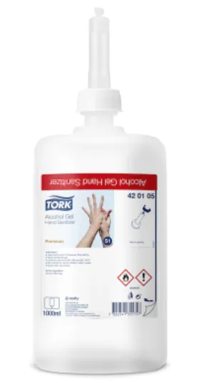 TORK AlcoGel Desinfitseeriv kätegeel S1, 1L, 420105