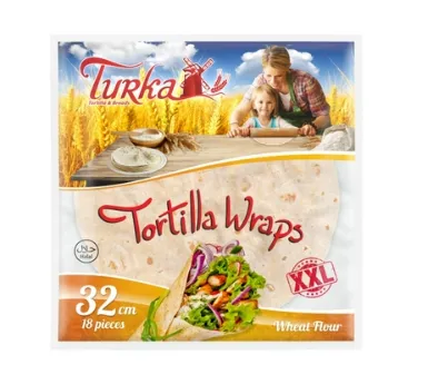 Tortilla TURKA 32cm, 18 tk, 1,80 kg