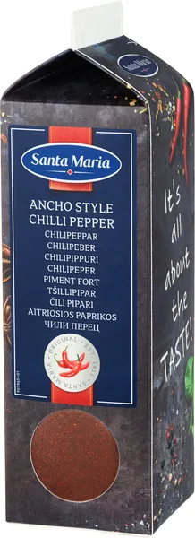 Tšillipipar SANTA MARIA, Ancho Style, 470 g