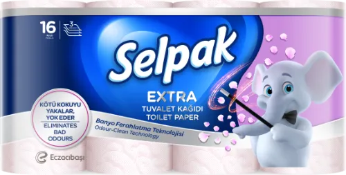 Tualettpaber SELPAK Deluxe Re-Fresh, 130 lehte, 3 kihti , 16 rulli