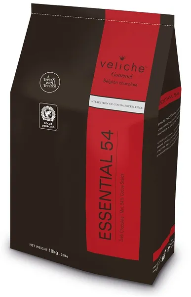 Tumeda šokolaadi kuvertüürid VELICHE 54%10kg