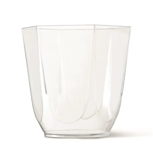 Ühekordne serveerimistops 180 ml, 6,2 x 7,1, H 8,6 cm, 40 tk, läbipaistev, PS, Crystal Exa, Alcas