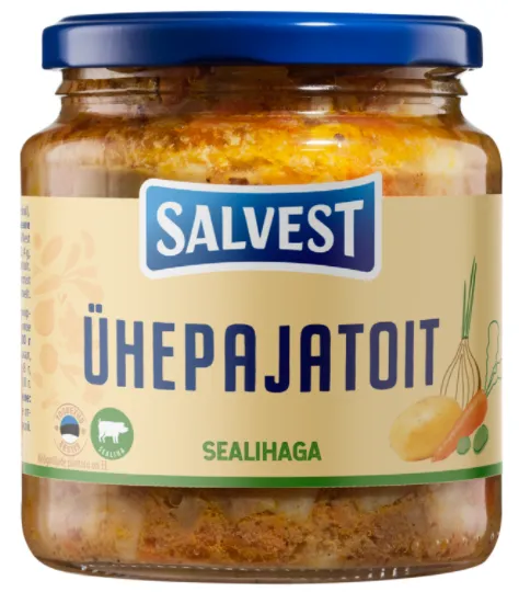 Ühepajatoit sealihaga SALVEST 530g