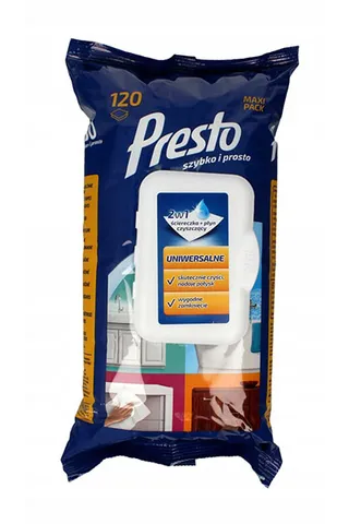 Universaalsed puhastuslapid PRESTO CLEAN      2in1, Harper 120tk