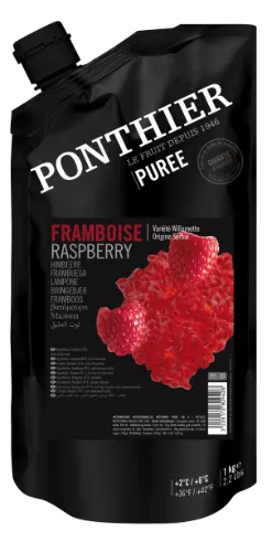 Vaarikapüree PONTHIER, jahutatud, lisatud suhkruga, 1 kg