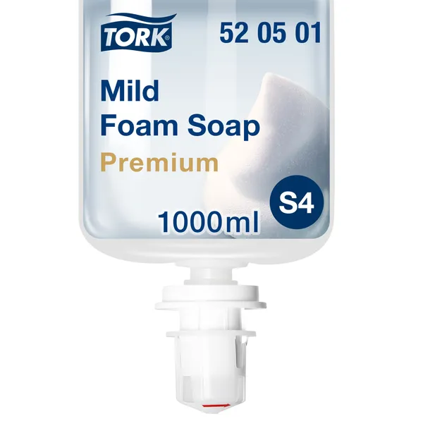 Vahuseep 1 L, läbipaistev, 520501, TORK Premium Mild, S4