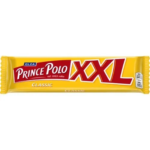 Vahvlibatoon PRINCE POLO, kakaotäidisega šokolaadiglasuuris, 50g