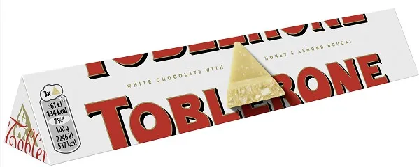 Valge šokolaad Toblerone 100g