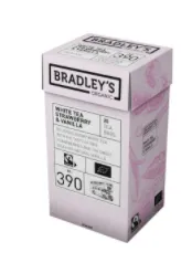 Valge tee Bradley's maasika ja vanilliga 25tk FTO, teekott ümbrikus
