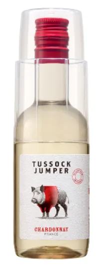 Baltvīns TUSSOCK JUMPER Chardonnay, sauss, 12%-13%, 0.187l