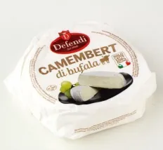 Valgehallitusjuust DEFENDI Camembert, pühvlipiimast,  28%,~ 300g