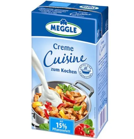 Valmissegu toiduvalmistamiseks MEGGLE, Creme Cuisine, 15%, taimsete rasvadega, UHT, 1L