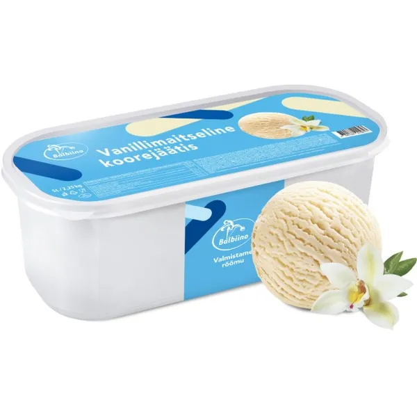 Vanillimaitseline koorejäätis, BALBIINO, 2,250 kg