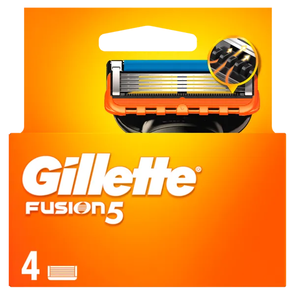 Varuterad Fusion, GILLETTE, 4 tk