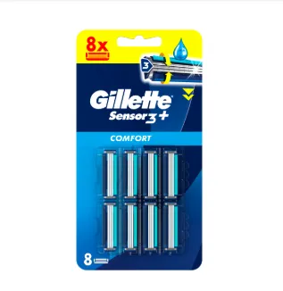 Varuterad GILLETTE Sensor 3+ Comfort, 8tk
