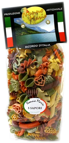 Makaroni krāsainie NONNO MARIO Mix, 500g