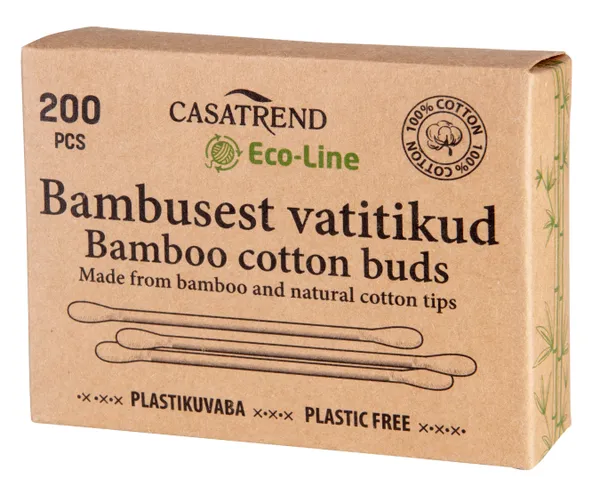 Vatitikud CASATREND  Bambus Eco-Line 200tk