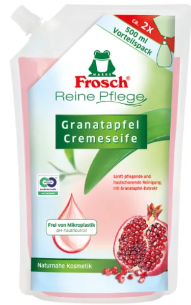 Vedelseep granaatõun täitepakend, FROSCH, 500 ml